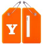 Silicone Luggage Tags - 2 Pack with Initials