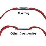 Personalized LuckyPet Slide-On Stainless Steel Dog ID Tags