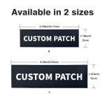 Custom Waterproof Dog Vest Name Patches - 2 Pack