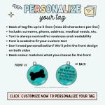 Custom Puerto Rican Dog Tag - Double-Sided Pet ID