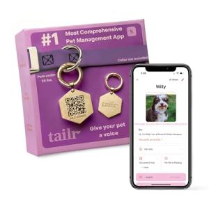 Custom QR Code Pet ID Tag with Free App