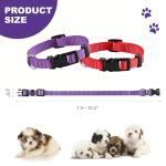 Soft Adjustable Puppy ID Collars with Record Charts
