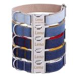 Custom Engraved Dog Collar with Name Plate