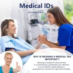 Divoti Emergency Medical ID Tag with Clip