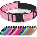 Joytale Adjustable Reflective Dog Collar - Pink