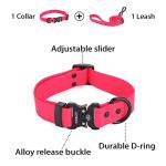 JIPIMON Waterproof Dog Collar and Leash Set