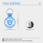 Personalized Silicone Dog Tags with QR Code