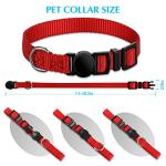 14 Colorful Adjustable Puppy ID Collars Set