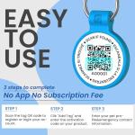 Personalized Silicone Dog Tags with QR Code