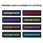 Custom Waterproof Dog Vest Name Patches - 2 Pack