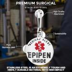 Divoti Emergency Medical ID Tag with Clip