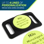 Personalized Airtag Dog Collar Holder Tag