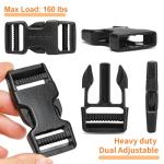 Heavy Duty Nylon Buckles and Straps Set