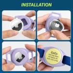 Personalized Airtag Dog Collar Holder Tag