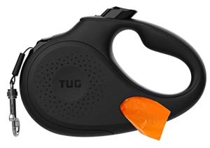 TUG Tangle-Free Retractable Dog Leash with Waste Bags