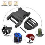 1-Inch Quick Release Adjustable Straps Buckles (2-Pack)