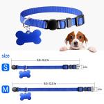 Soft Nylon Puppy ID Collars with Tags and Charts