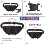 1-Inch Quick Release Adjustable Straps Buckles (2-Pack)