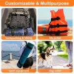 Heavy Duty Nylon Buckles and Straps Set