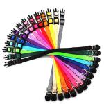 14 Colorful Adjustable Puppy ID Collars Set