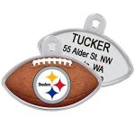 Personalized Pittsburgh Steelers Dog ID Tag