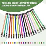 20 Pack Breakaway Puppy Collars for Small Dogs