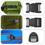 1-Inch Quick Release Adjustable Straps Buckles (2-Pack)