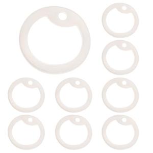 Glow in the Dark Silicone Dog Tag Silencer 8PCS