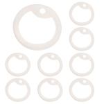 Glow in the Dark Silicone Dog Tag Silencer 8PCS