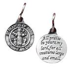 St. Francis Pewter Pet Tag for Dogs