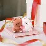 Cute Bear Keychain Set for Couples