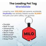 HeyBuddy Smart Pet Tag - Custom QR Code Dog Tag