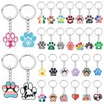 30 Cute Paw Print Keychains for Pet Lovers