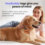 HeyBuddy Smart Pet Tag - Custom QR Code Dog Tag