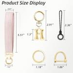 Cute Initial Keychain Wristlet for Pets