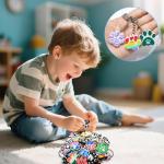 30 Cute Paw Print Keychains for Pet Lovers