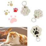 Paw Print Keychain for Pet Lovers - 3 Pack