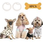 Glow in the Dark Silicone Dog Tag Silencer 8PCS