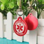 Medical Alert Keychain with Free Engraving