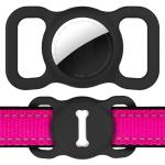 Airtag Dog Collar Holder with Bone Pattern