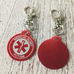 Medical Alert Keychain with Free Engraving