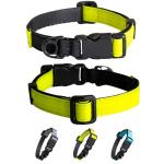 Reflective Yellow Elastic Cat Collar with ID Bell