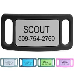 Personalized Silent Dog and Cat ID Tags