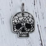 Personalized Skull Dog ID Tag – Double-Sided Engraving