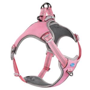 ThinkPet Adjustable No-Pull Dog Harness with Reflective Design