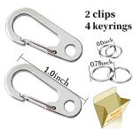 Chyobo Stainless Steel Dog & Cat Tag Clips