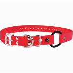 Adjustable Waterproof Bungee Dog Collar - Red