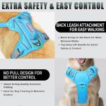 BARKBAY Reflective No Pull Dog Harness, Blue
