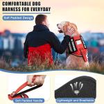 Reflective Service Dog Vest Harness with ID Tag