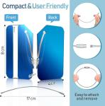 Set of 4 Durable Aluminum Luggage Tags